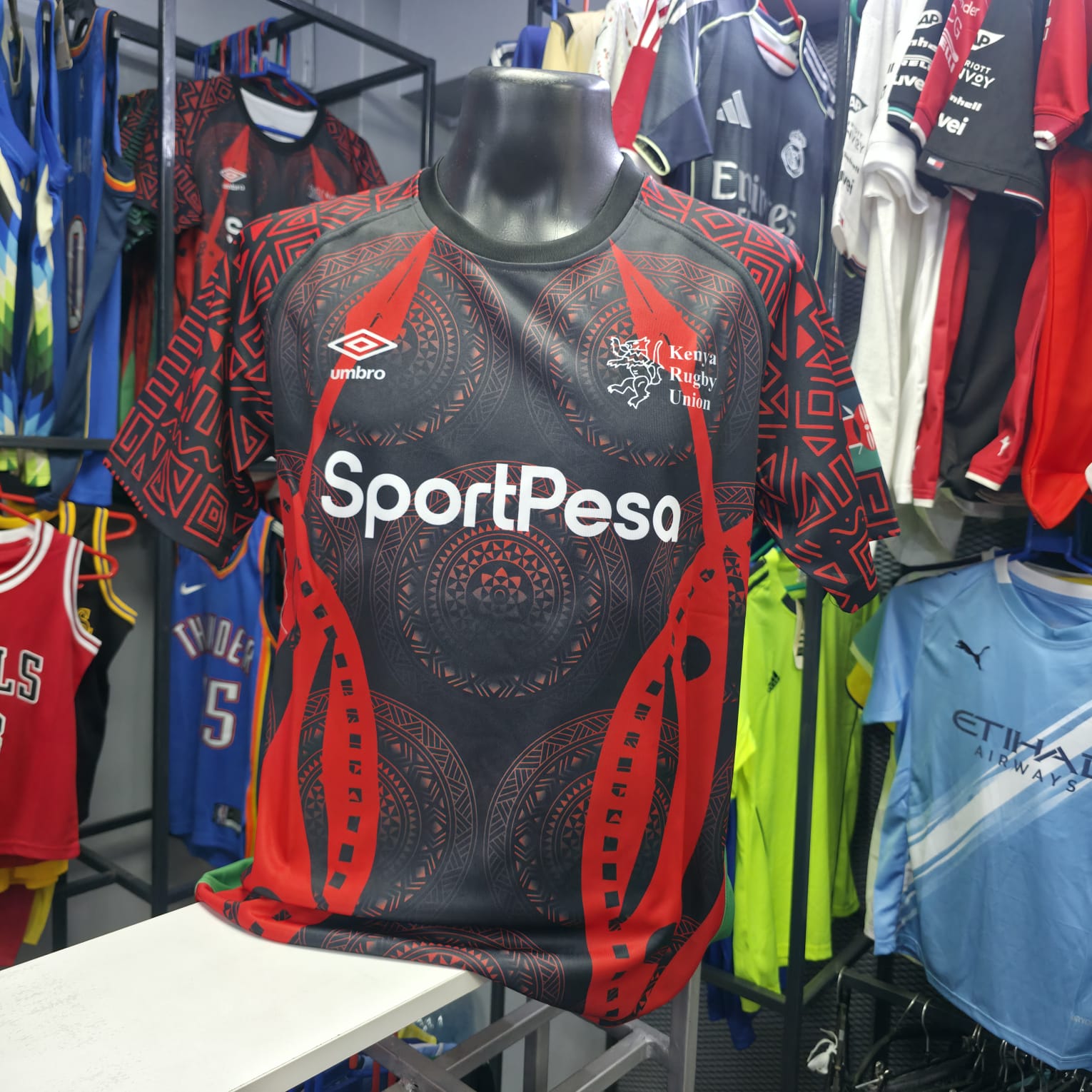 Sportpesa Rugby Jersey-Red